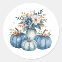 Aménagement floral Citrouille bleu