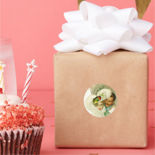 Sticker Rond Amer Romance