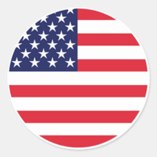 Sticker Rond AmericanFlag Stckers par Burton