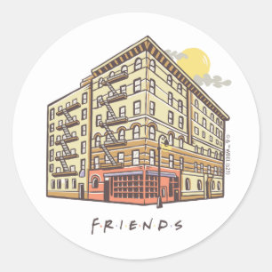 Sticker Rond AMIS™ Monica's Apartment Building