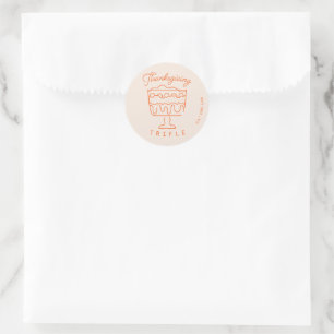 Sticker Rond AMIS™   Thanksgiving Trifle