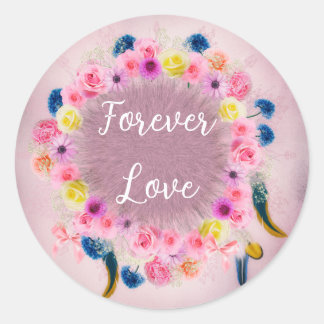 Sticker Rond Amour