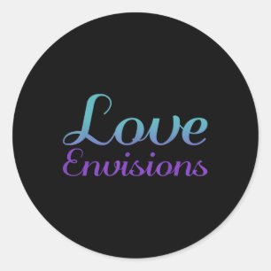 Sticker Rond Amour Envisions, Sensibilisation à la santé mental