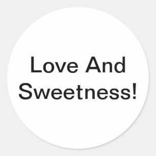 Sticker Rond Amour et douceur Hankamer Artjunkhaus Art joyeux