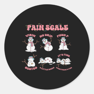 Sticker Rond Amour fou brisé Coeur douleur échelle émotion Vale