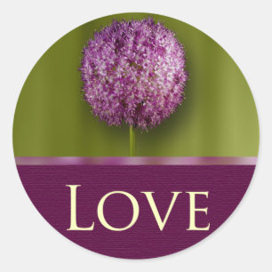Sticker Rond Amour Mariage Anniversaire Et Événement Enveloppe