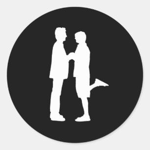Sticker Rond Amour masculin