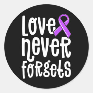 Sticker Rond Amour N'Oublie Jamais Les Souvenirs Problème Heime