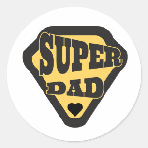 Sticker Rond Amour Papa - Amour de Famille