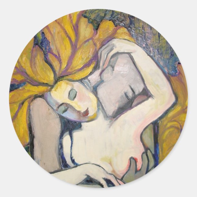 Sticker Rond amoureux (Devant)