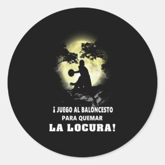 Sticker Rond Amoureux du sport | Joueurs de basket-ball Homme L