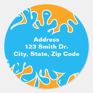 Sticker Rond Amusant !