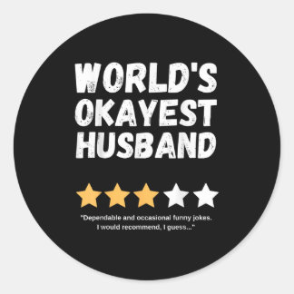 Sticker Rond Amusant Amoureux Anniversaire Noël Célébration Cad