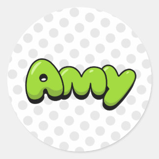 Sticker Rond Amy