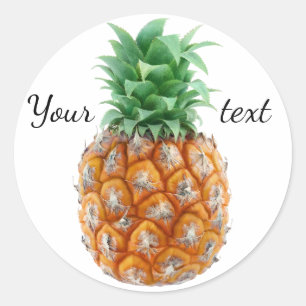 Sticker Rond Ananas