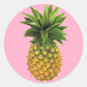Sticker Rond Ananas