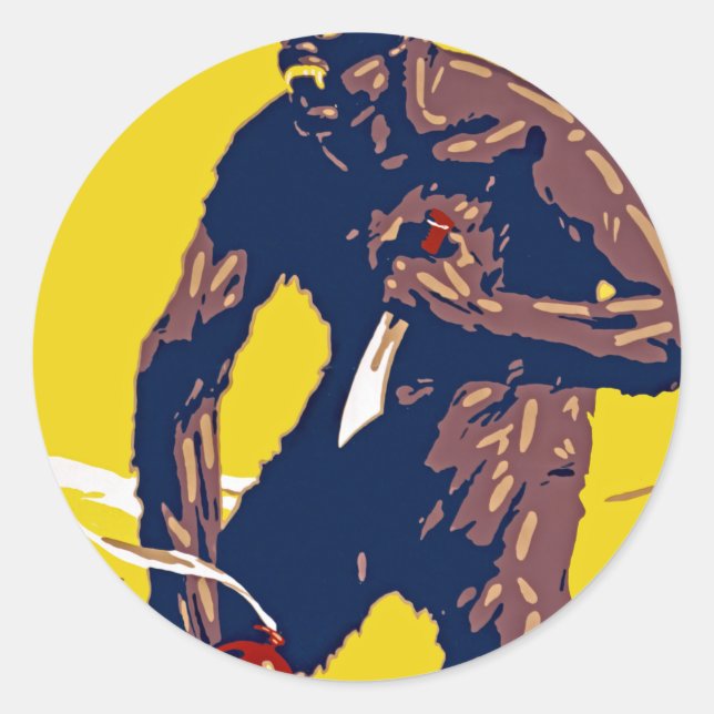 Sticker Rond Anarchie (Devant)