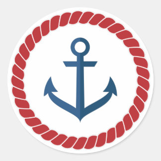 Sticker Rond Anchor