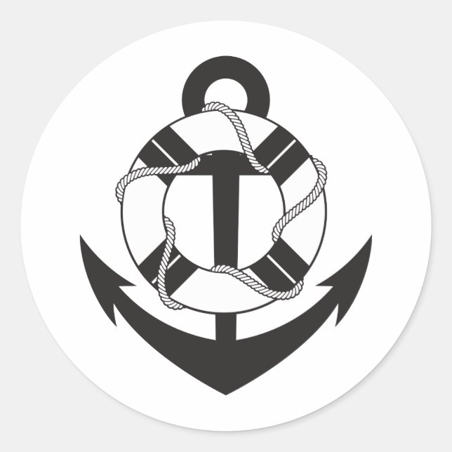 Sticker Rond Ancre (Devant)