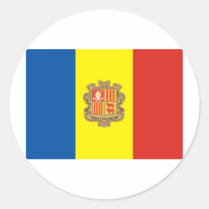 Sticker Rond Andorre