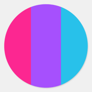 Sticker Rond Androgynous Pride