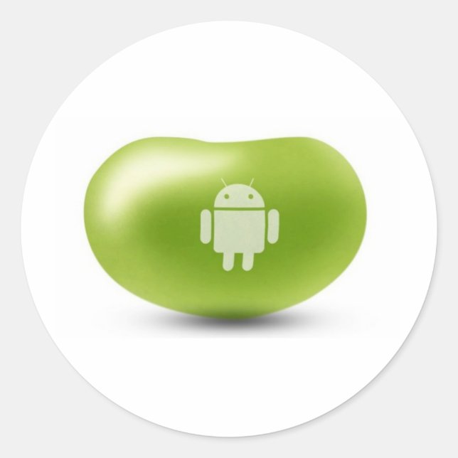Sticker Rond Android Jelly Bean (Devant)