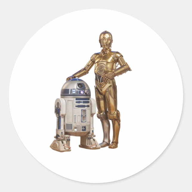 Sticker Rond Androide (Devant)