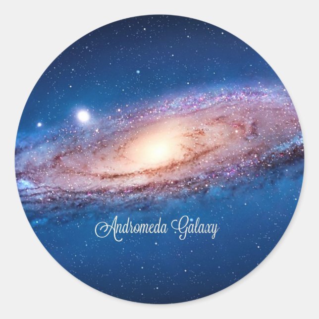 Sticker Rond Andromeda Galaxy (Devant)
