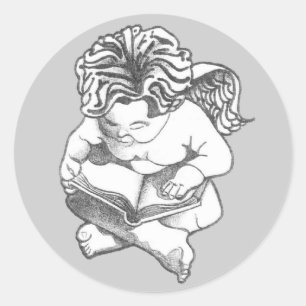 Sticker Rond ange