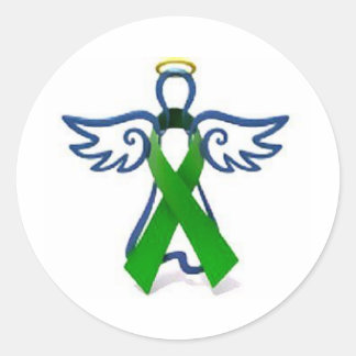 Sticker Rond Ange du donneur de rein
