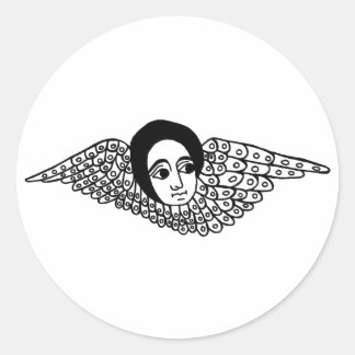 Sticker Rond ange éthiopien