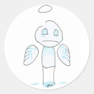 Sticker Rond ange gardien