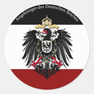 Sticker Rond Angehöriger des Deutschen Reiches