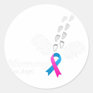 Sticker Rond Angel maman. Sensibilisation aux erreurs de transp