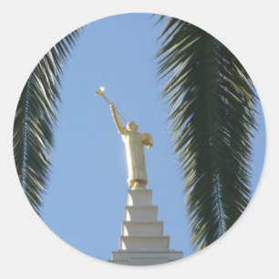 Sticker Rond Angel Moroni