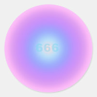 Angel Numéro 666 Reflect - Angel Numbers Gradient