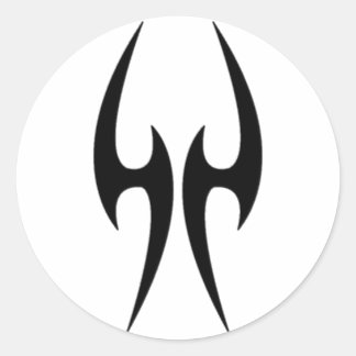 Sticker Rond Angel Wing