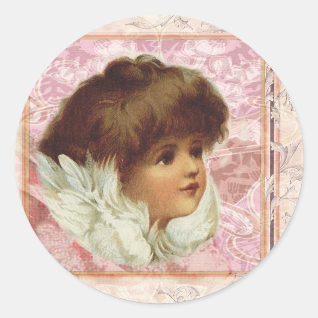 Sticker Rond Angles vintages (Devant)