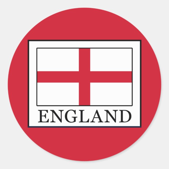 Sticker Rond Angleterre (Devant)