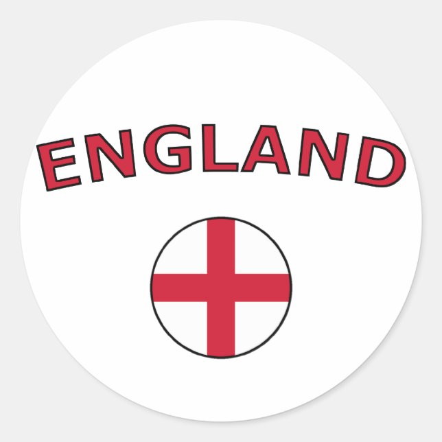 Sticker Rond Angleterre (Devant)