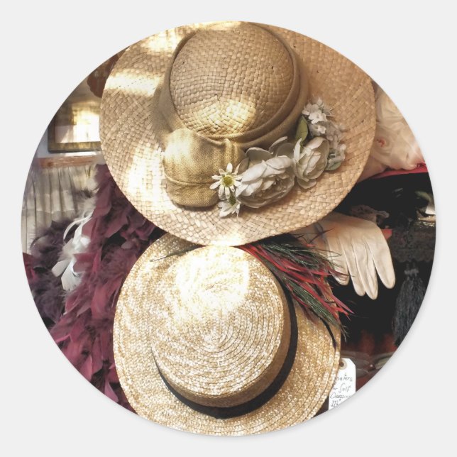 STICKER ROND ANGLETERRE VICTORIENNE (Devant)