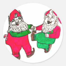 STICKER ROND ANIMATION DES ELVES