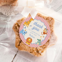 Animaux Mignons Safari Fille 1er Anniversaire