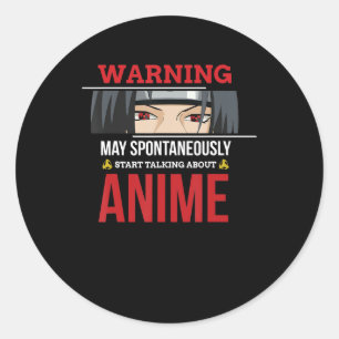 Sticker Rond Anime Merch Anime Otaku Anime Cosplay Anime