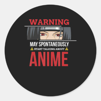 Sticker Rond Anime Merch Anime Otaku Anime Cosplay Anime