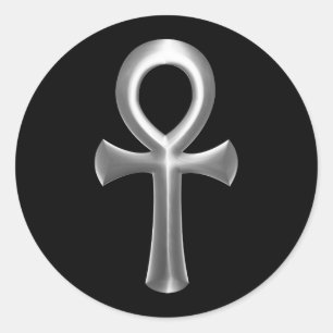 Sticker Rond Ankh