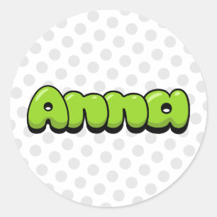 Sticker Rond Anna