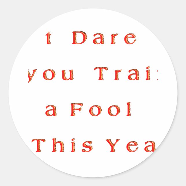Sticker Rond Année de croissance ? - J'Ose que tu entraînes un  (Devant)