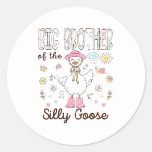 Sticker Rond Anniversaire de Big Brother Silly Goose