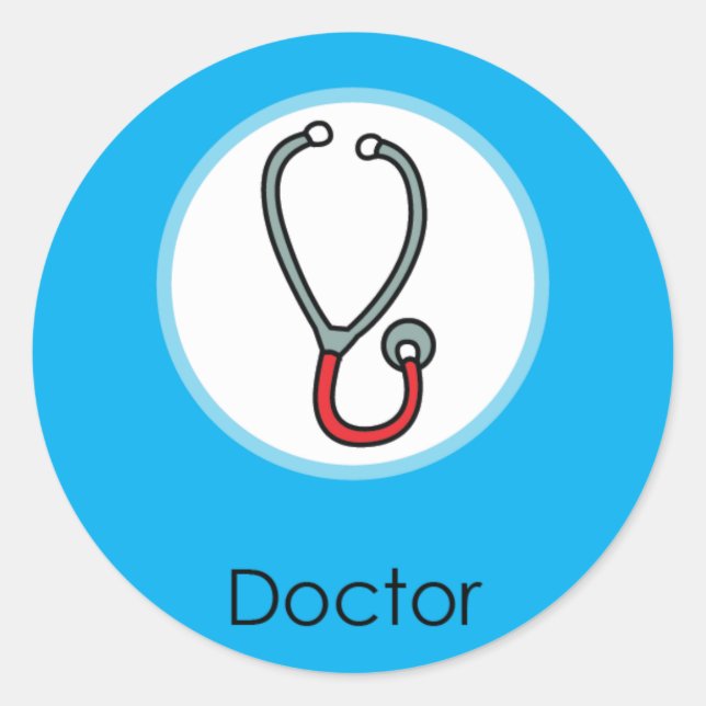 Sticker Rond Anniversaire de docteur Doljabi Doljanchi Dol (Devant)